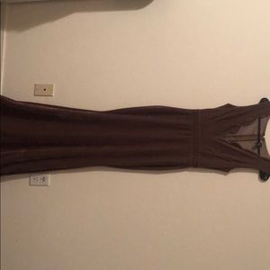 Maxi velvet dress
